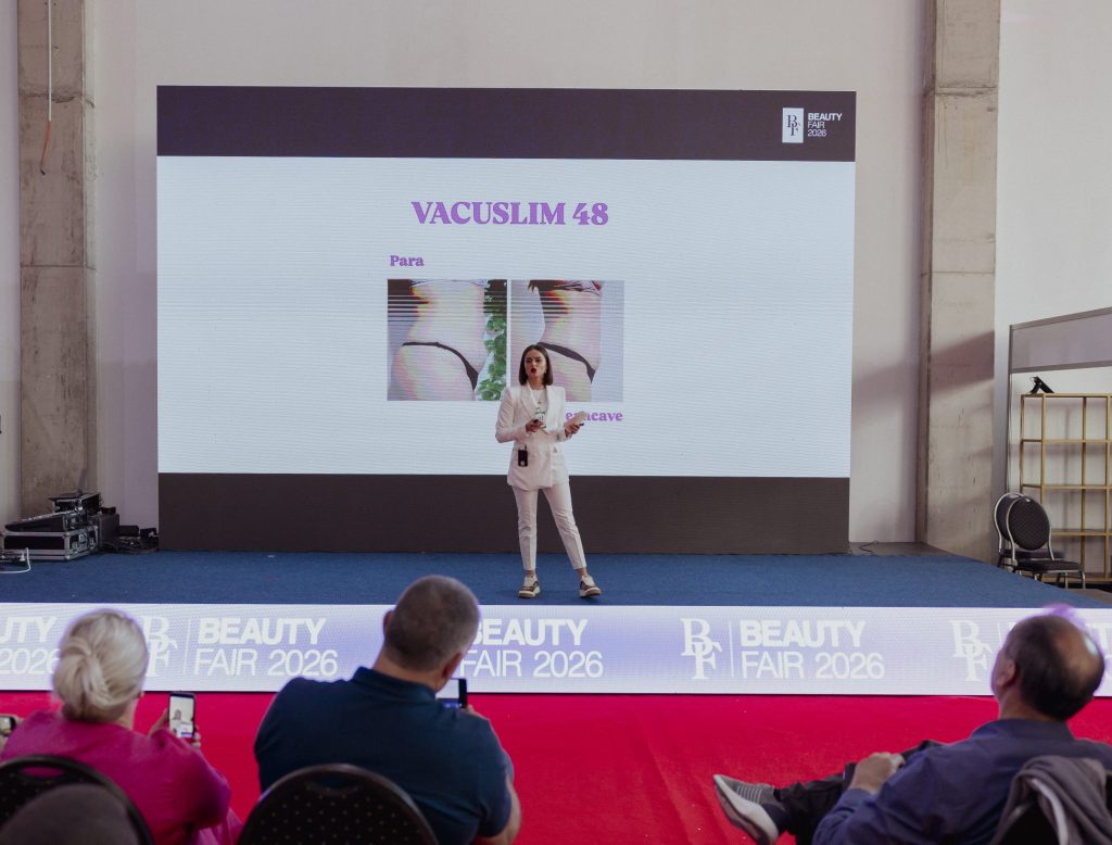 Anita Bajrami prezanton storiet inspiruese të suksesit të Anni Fit Aesthetic në skenën e Beauty Fair Kosova 2026