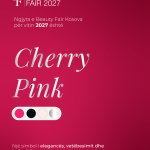 Cherry Pink – Ngjyra zyrtare e Beauty Fair Kosova 2027
