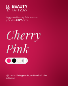 Cherry Pink – Ngjyra zyrtare e Beauty Fair Kosova 2027